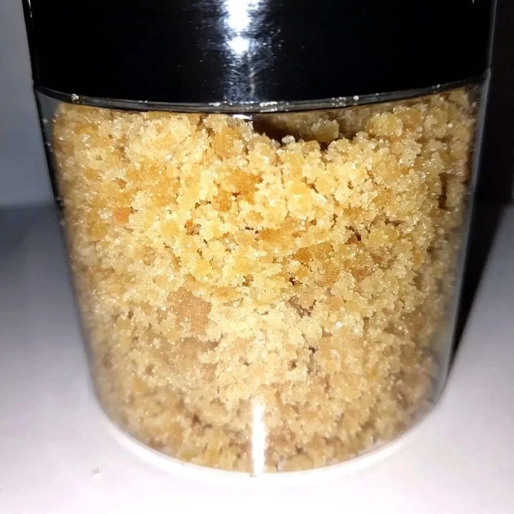 Hand crafted natural Brown sugar emulsified sugar scrub 6oz